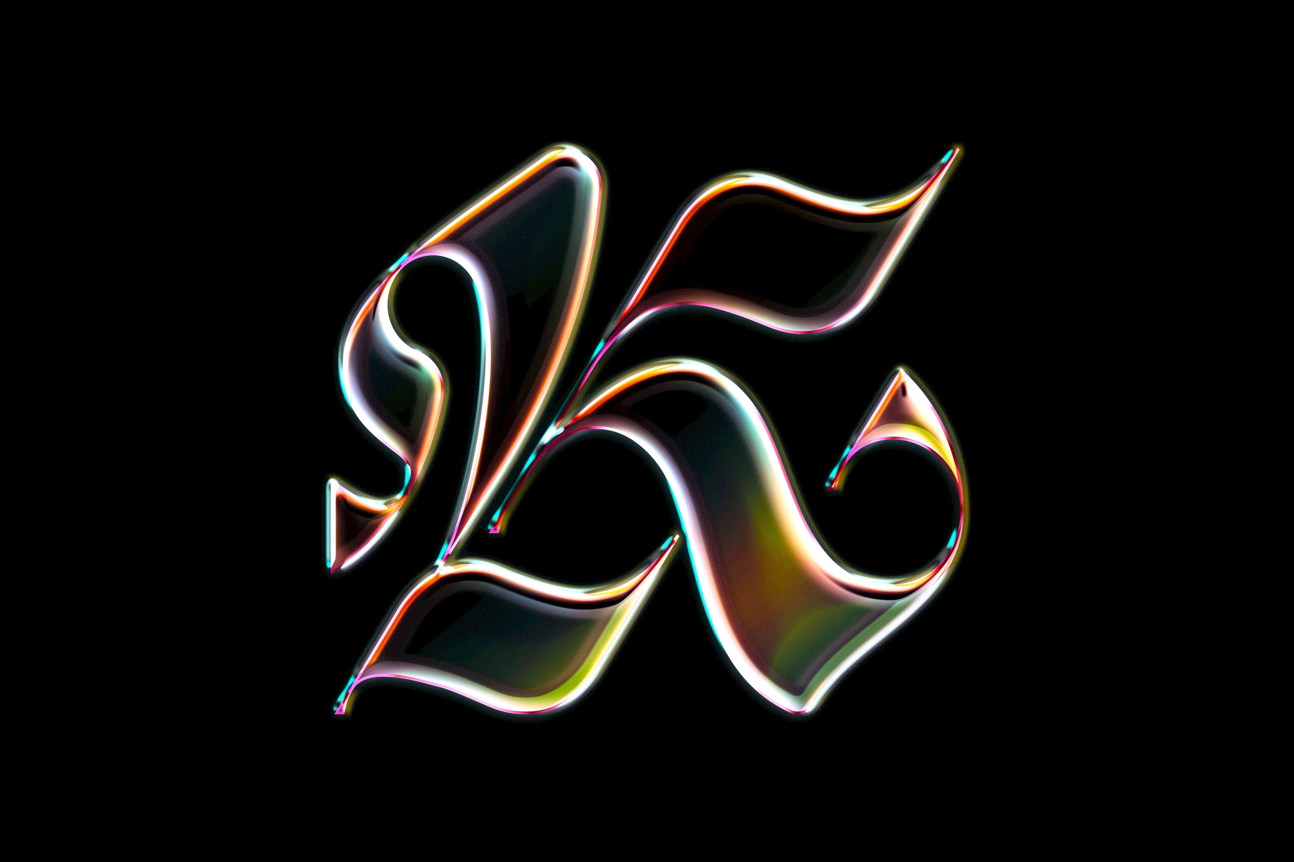 Original Chrome Style Text Effect