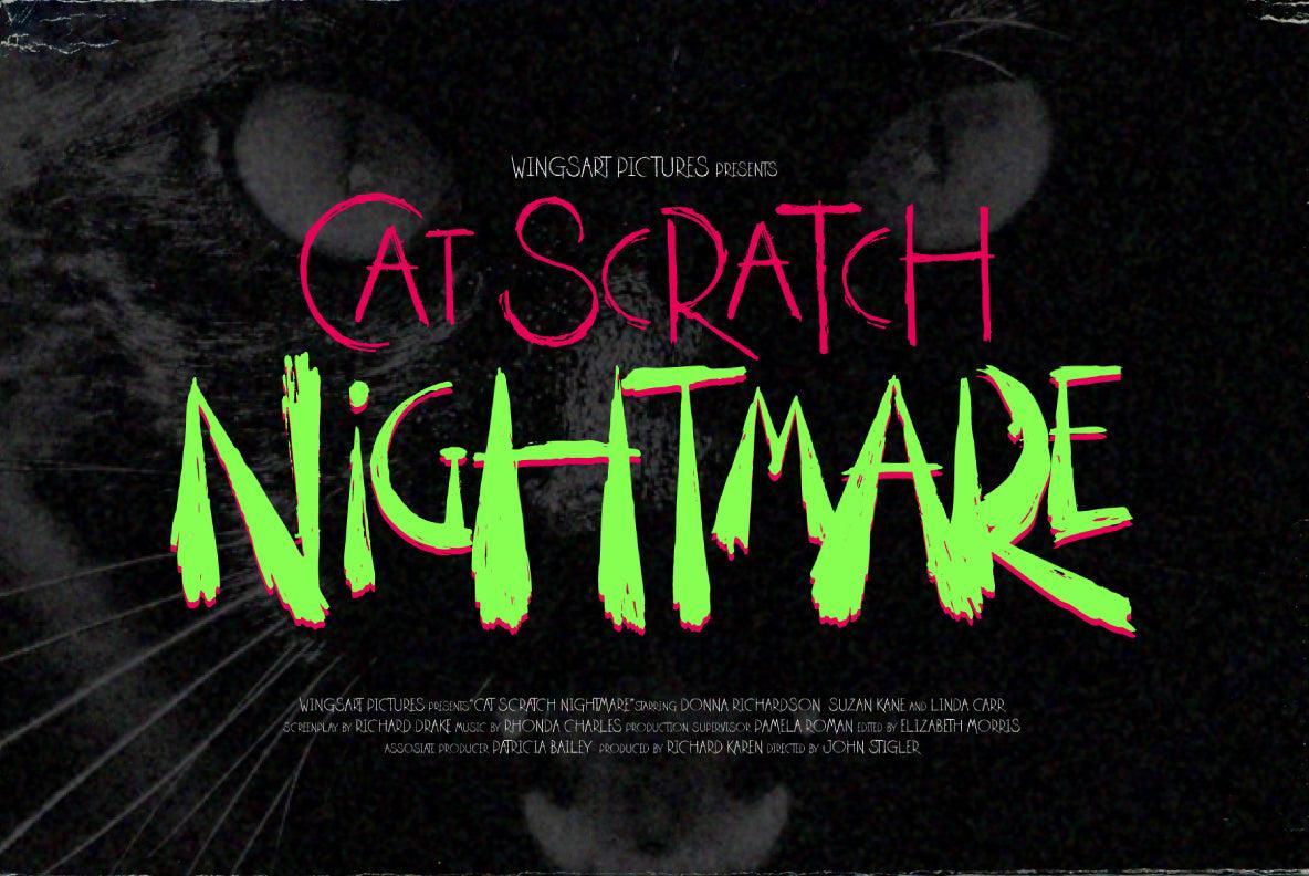 Outright Horror: Hand-drawn Halloween Font