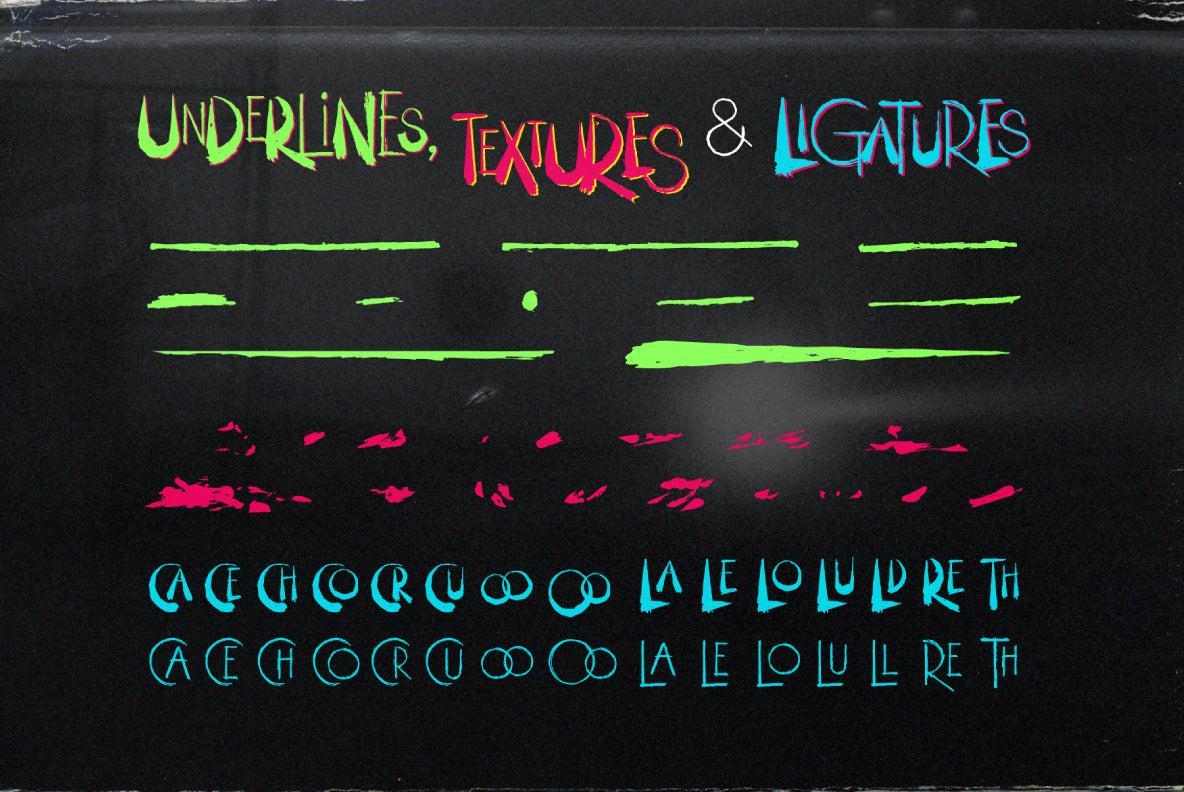 Outright Horror: Hand-drawn Halloween Font