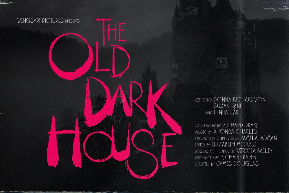 Outright Horror: Hand-drawn Halloween Font