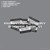 Parental Advisory Sticker Pack V1