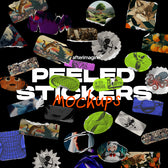 Peeled Sticker Mockup Collection