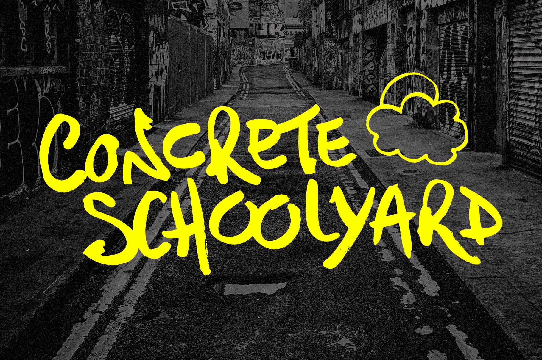 Permanent Park - 1990s Graffiti Inspired Marker Pen Font