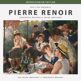 Pierre Renoir's Procreate Brushes & Color Palettes