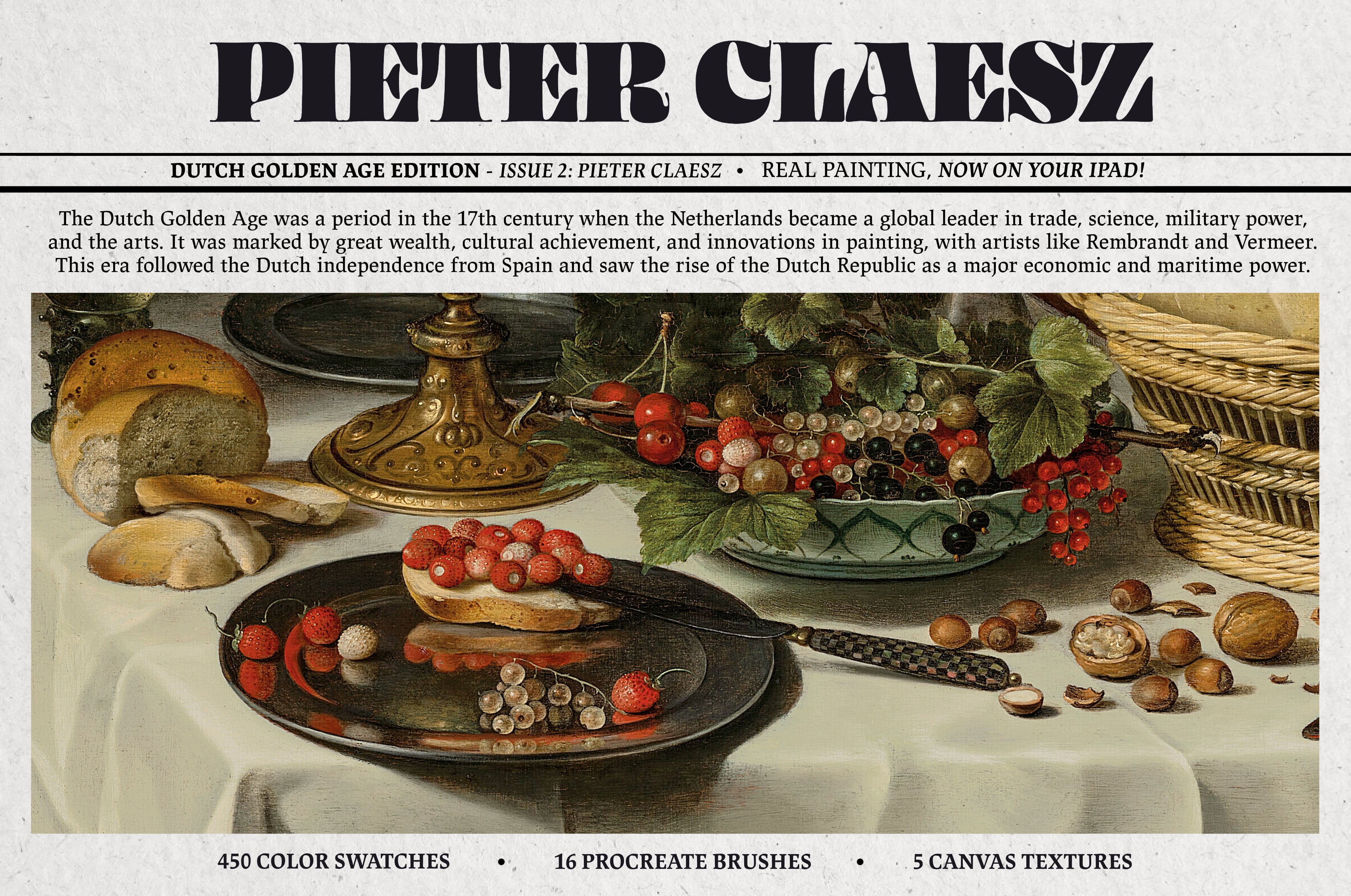 Pieter Claesz Procreate Kit