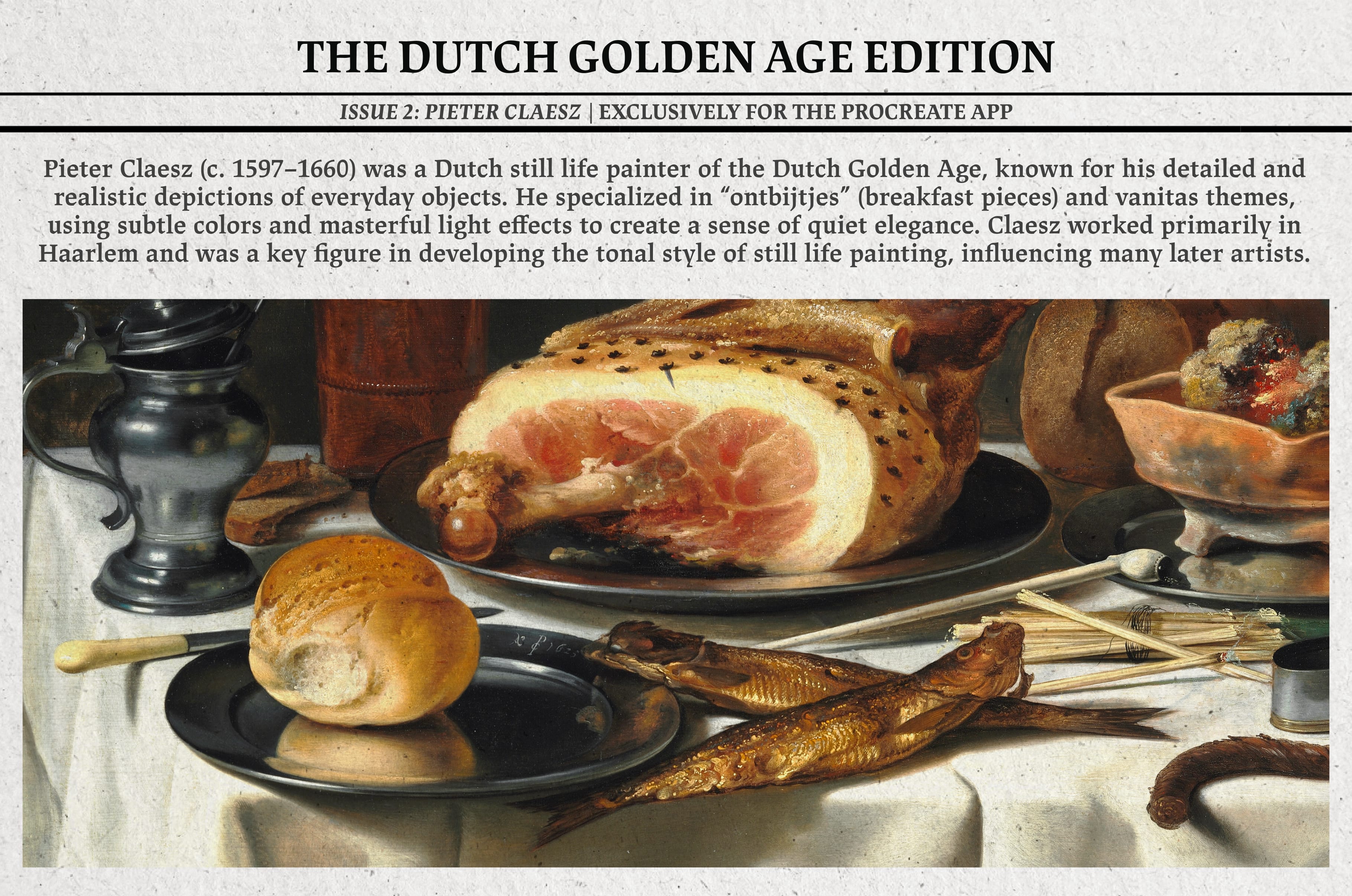 Pieter Claesz Procreate Kit