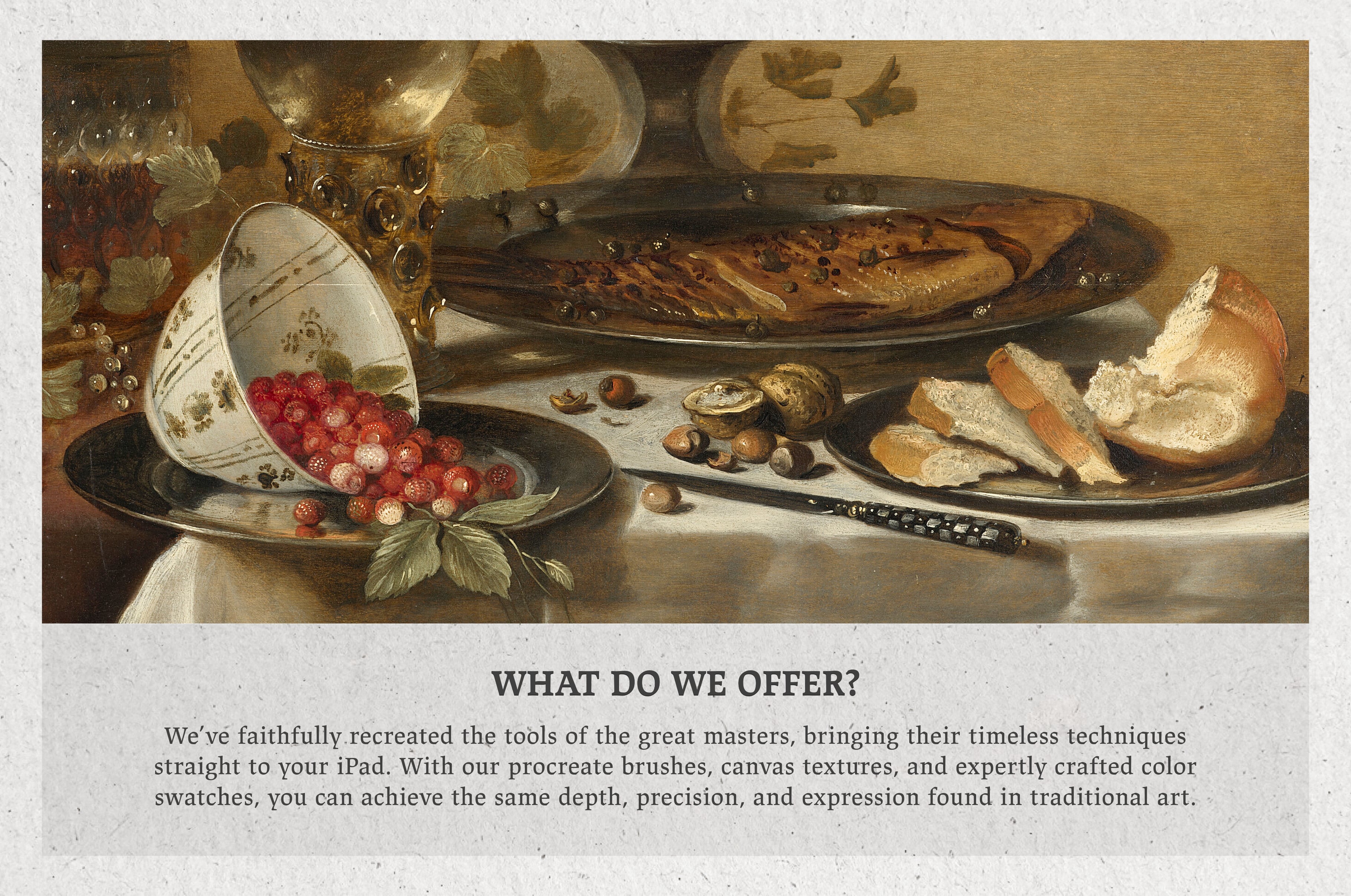 Pieter Claesz Procreate Kit