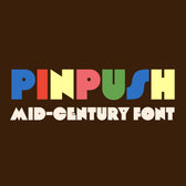 Pinpush - Retro Sans Serif Display Font