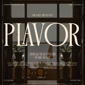 Plavor – Timeless Elegant Serif Font