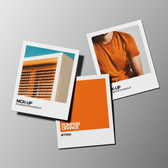 Polaroid Photo Frame Mockup