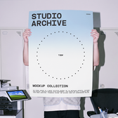 Poster Mockup - Studio Archive - T.BW Mockup Collection