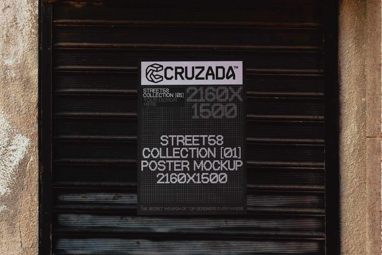 poster-on-metal-shutter-mockup-cruzada-supply-2.png
