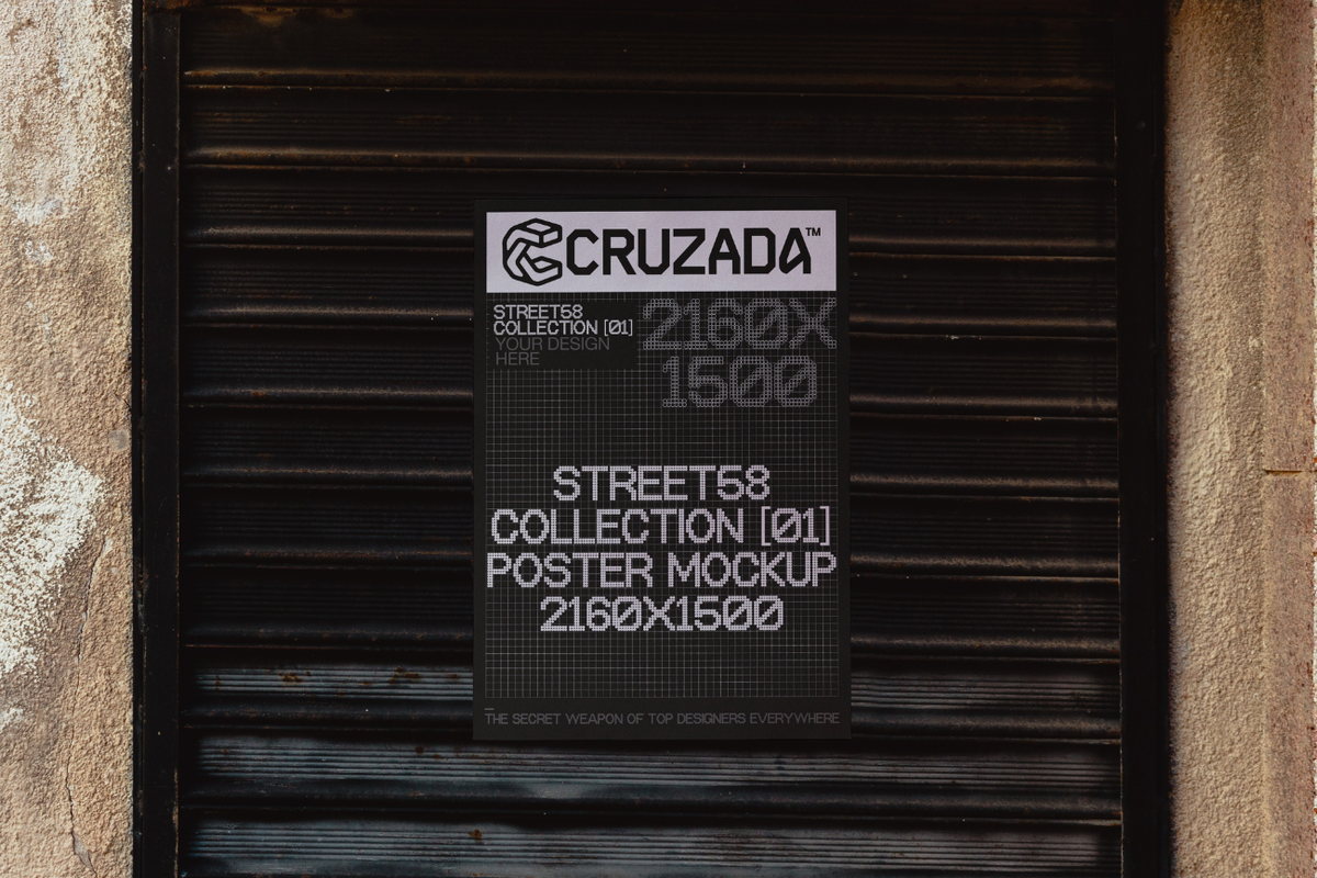 poster-on-metal-shutter-mockup-cruzada-supply-2.png