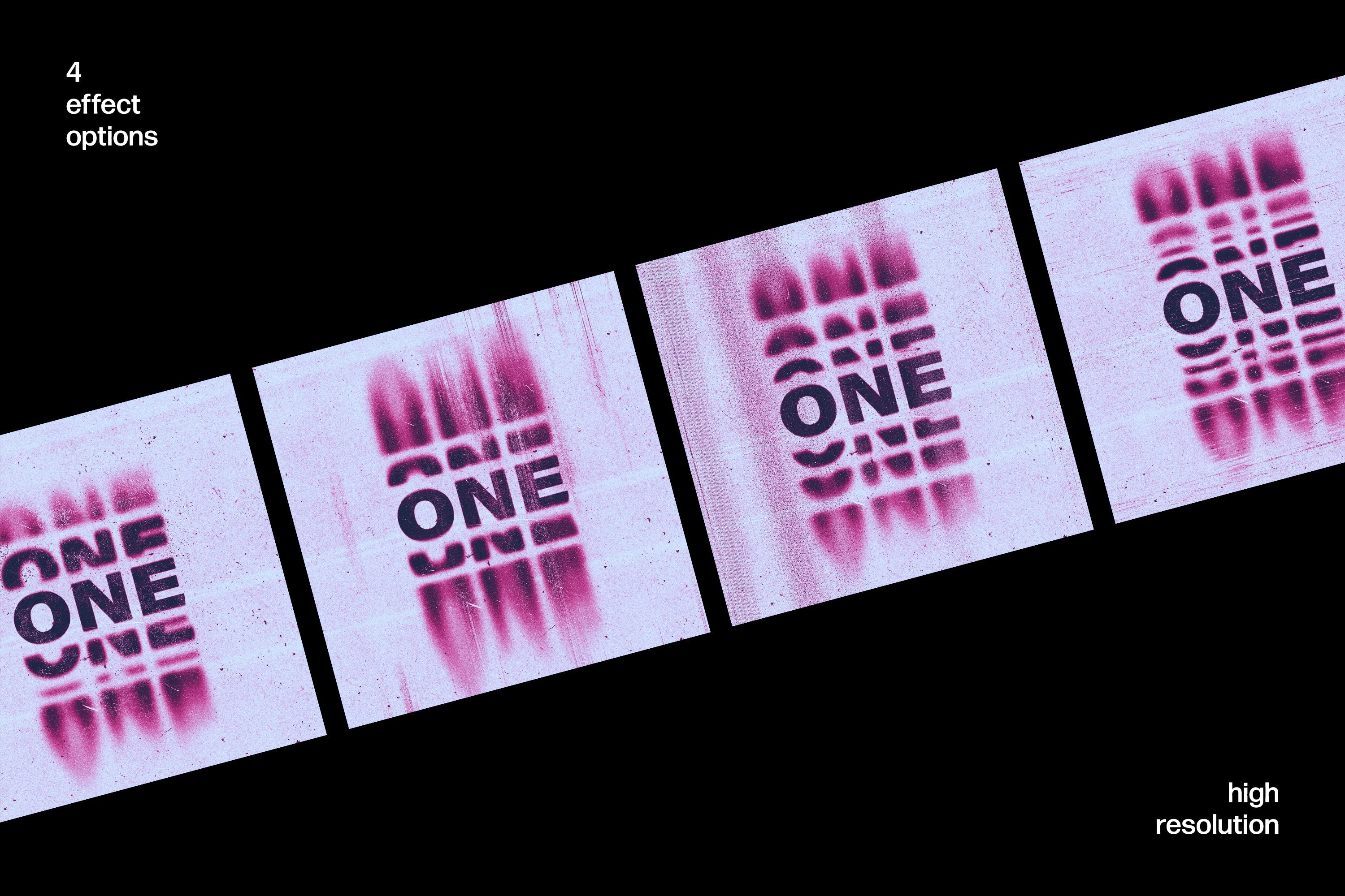 Printed Mess Text & Logo Effects