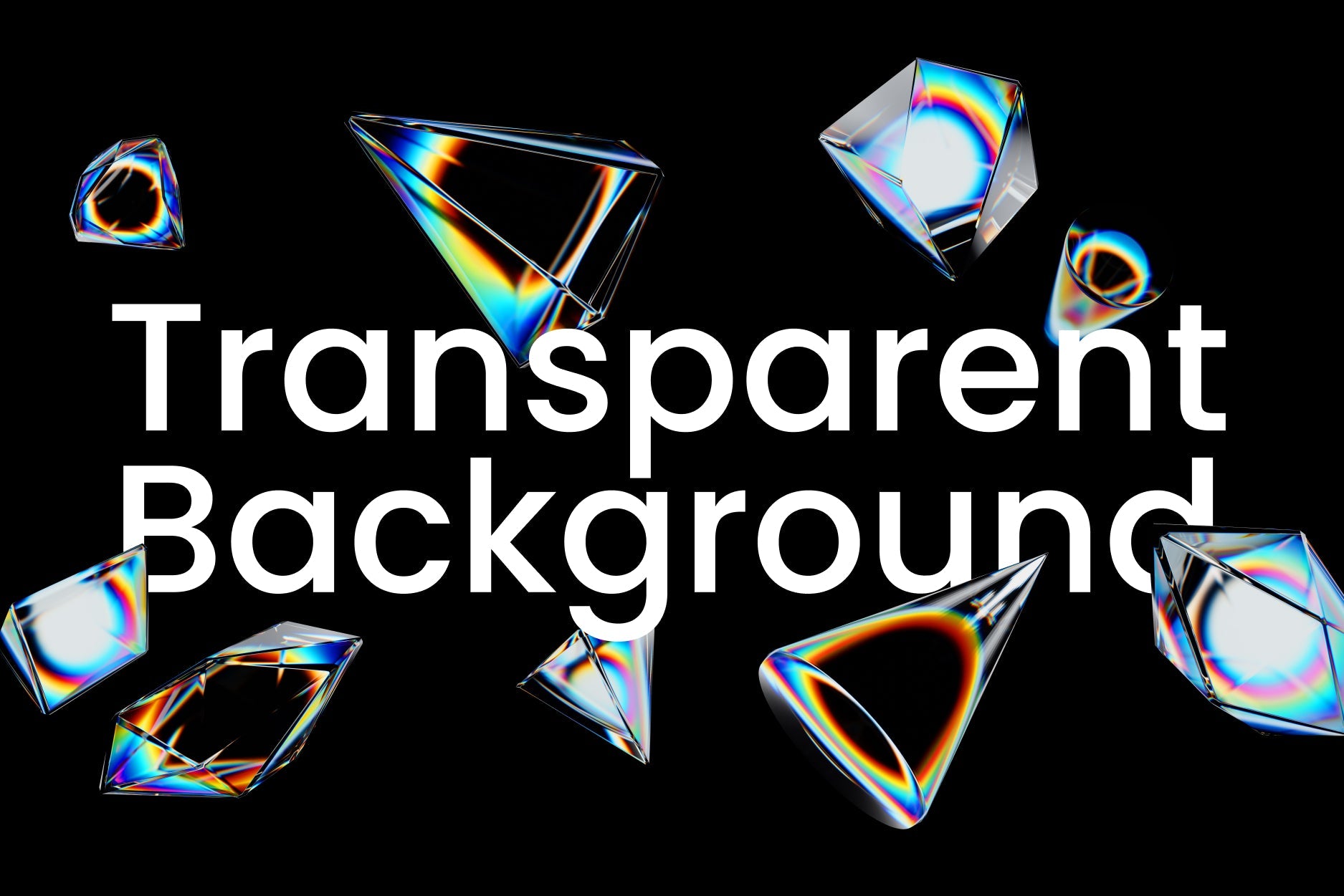 Prism Glass 3D Shapes