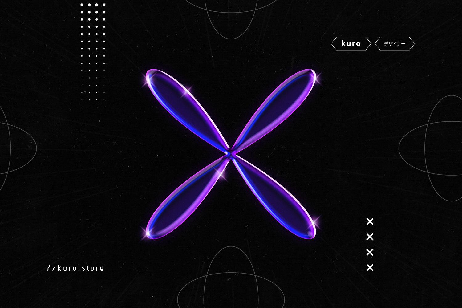 Purple Chrome Effect