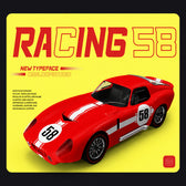 Racing 58 - Sport Racing Font