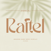 Raftel - Modern Aesthetic Sans Serif Font