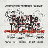 Raw-Vibe – A Bold, Playful Display Typeface