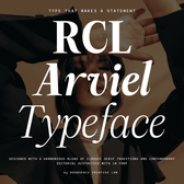 RCL Arviel – Modern Editorial Serif Font Family