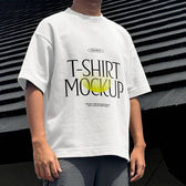 Realistic Oversized T-Shirt Mockup