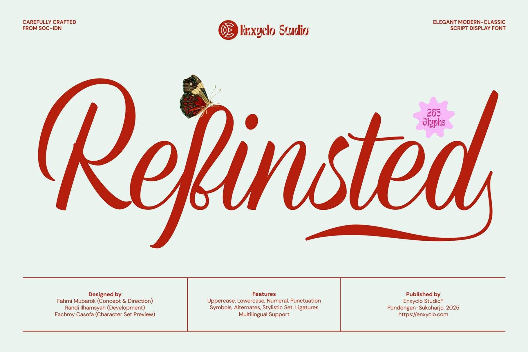 Refinsted - Modern Classic Script