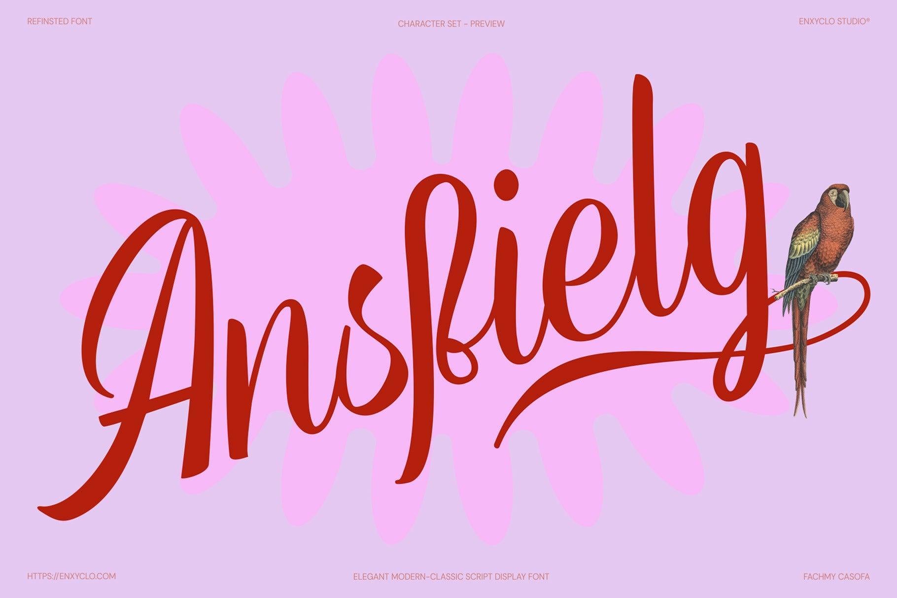 Refinsted - Modern Classic Script