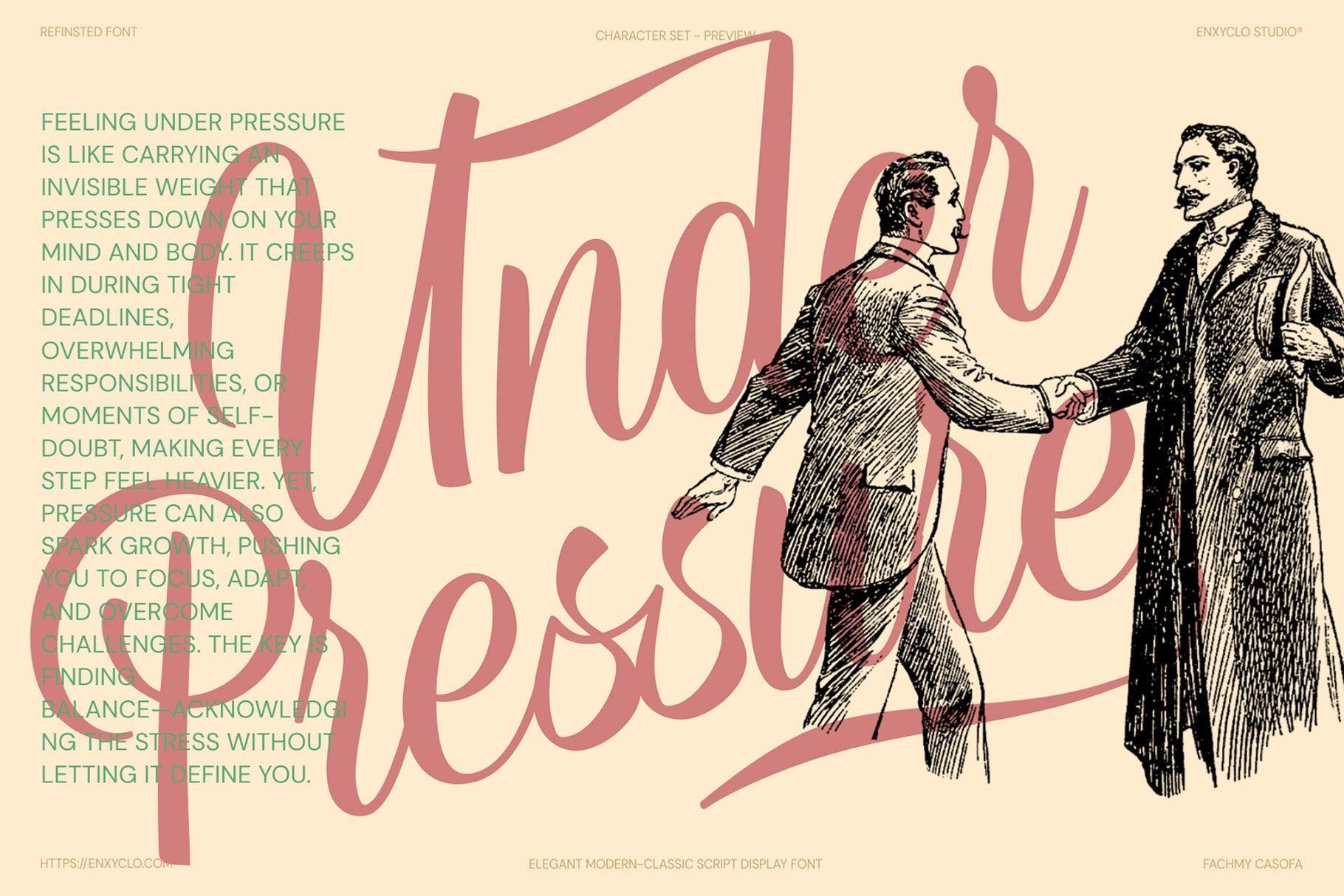 Refinsted - Modern Classic Script