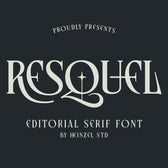Resquel Elegant Editorial Serif Font