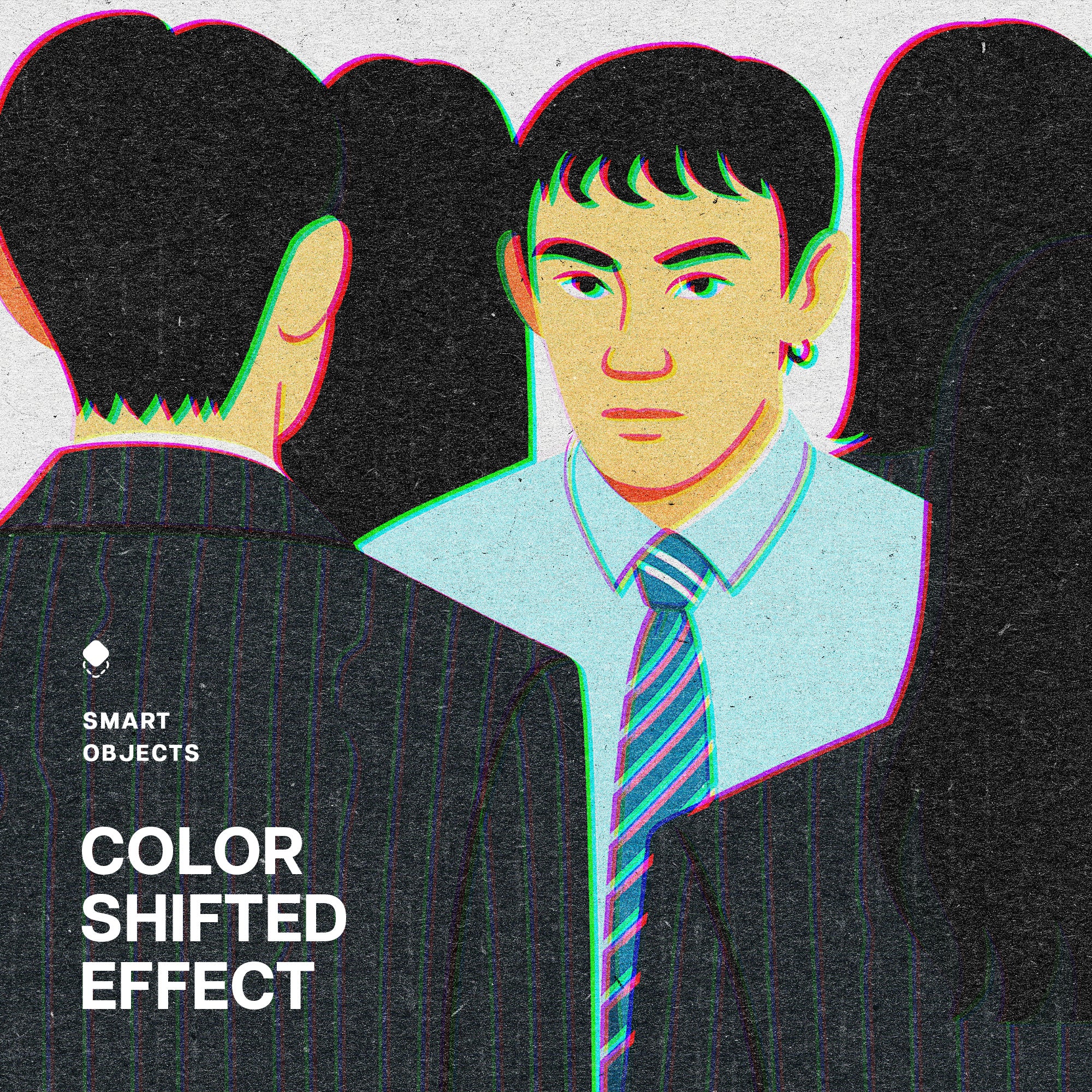 Retro Color Shifted Design Effect