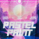 Retro Pastel Print Photo Effect