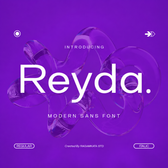 Reyda - Modern Geometric Sans Serif Font