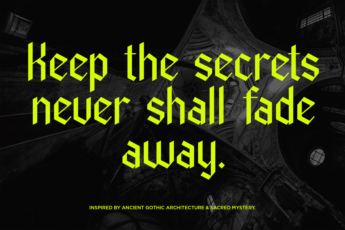 Roamers Scream - Decorative Condensed Sans Serif Font by Say Studio, preview 9