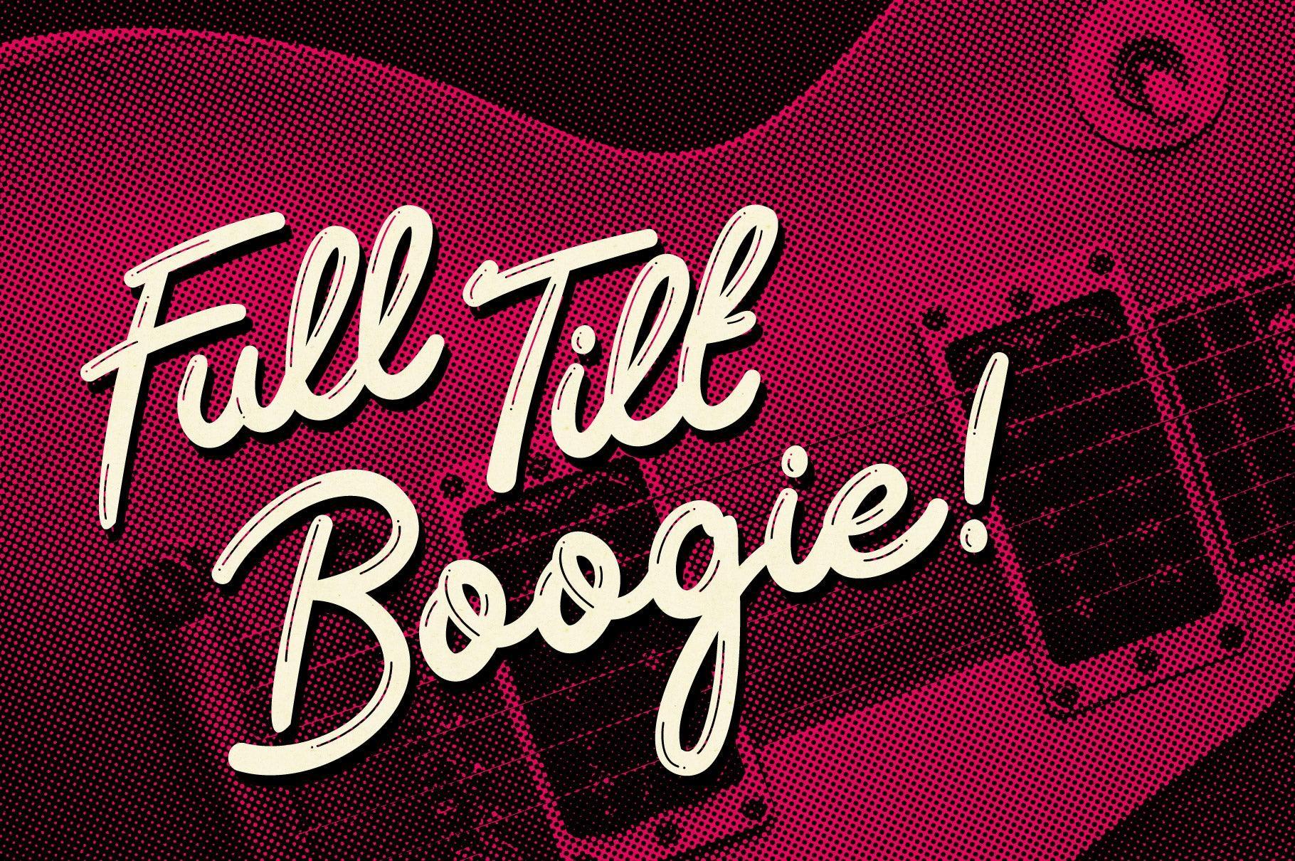 Rockabilly Romance - A 1950s Rock ’n’ Roll Inspired Retro Script Font