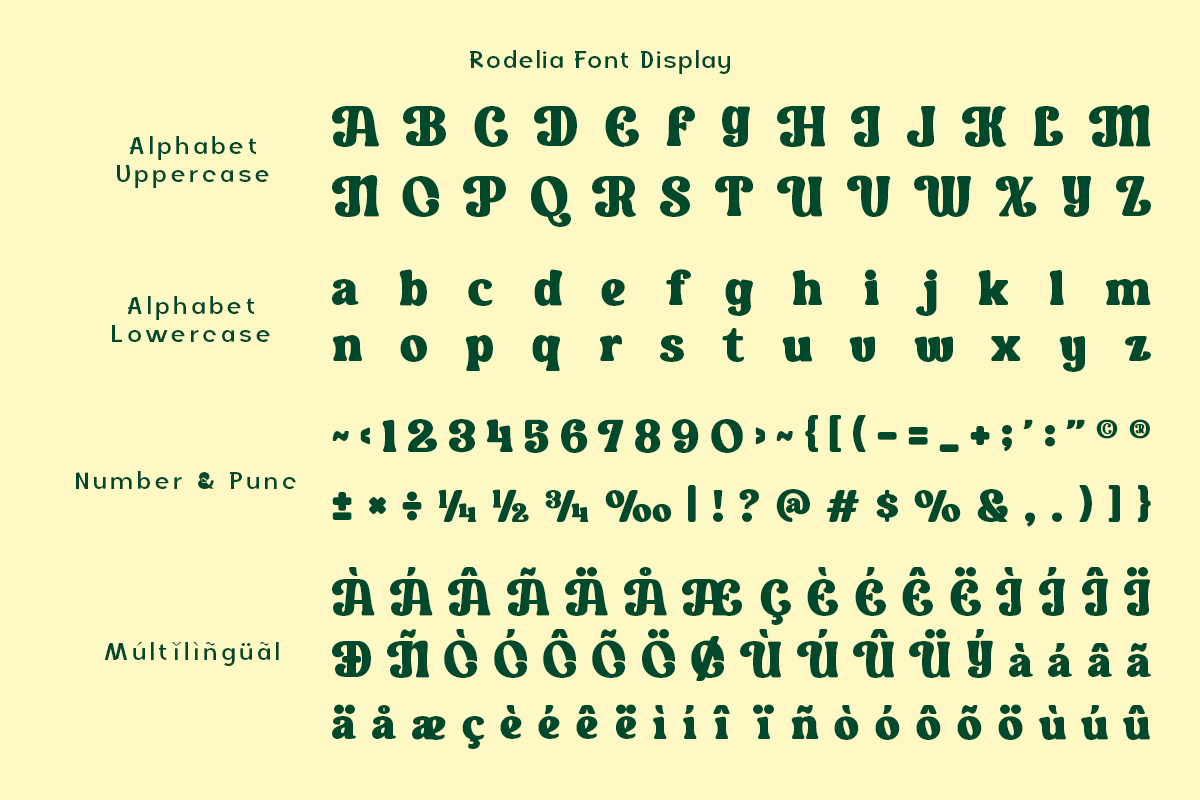 Rodelia - Bold Playful Retro Display Font by Roomspace Creative Lab, preview 9