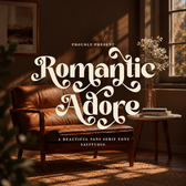 Romantic Adore - Decorative Luxury Sans Serif Font