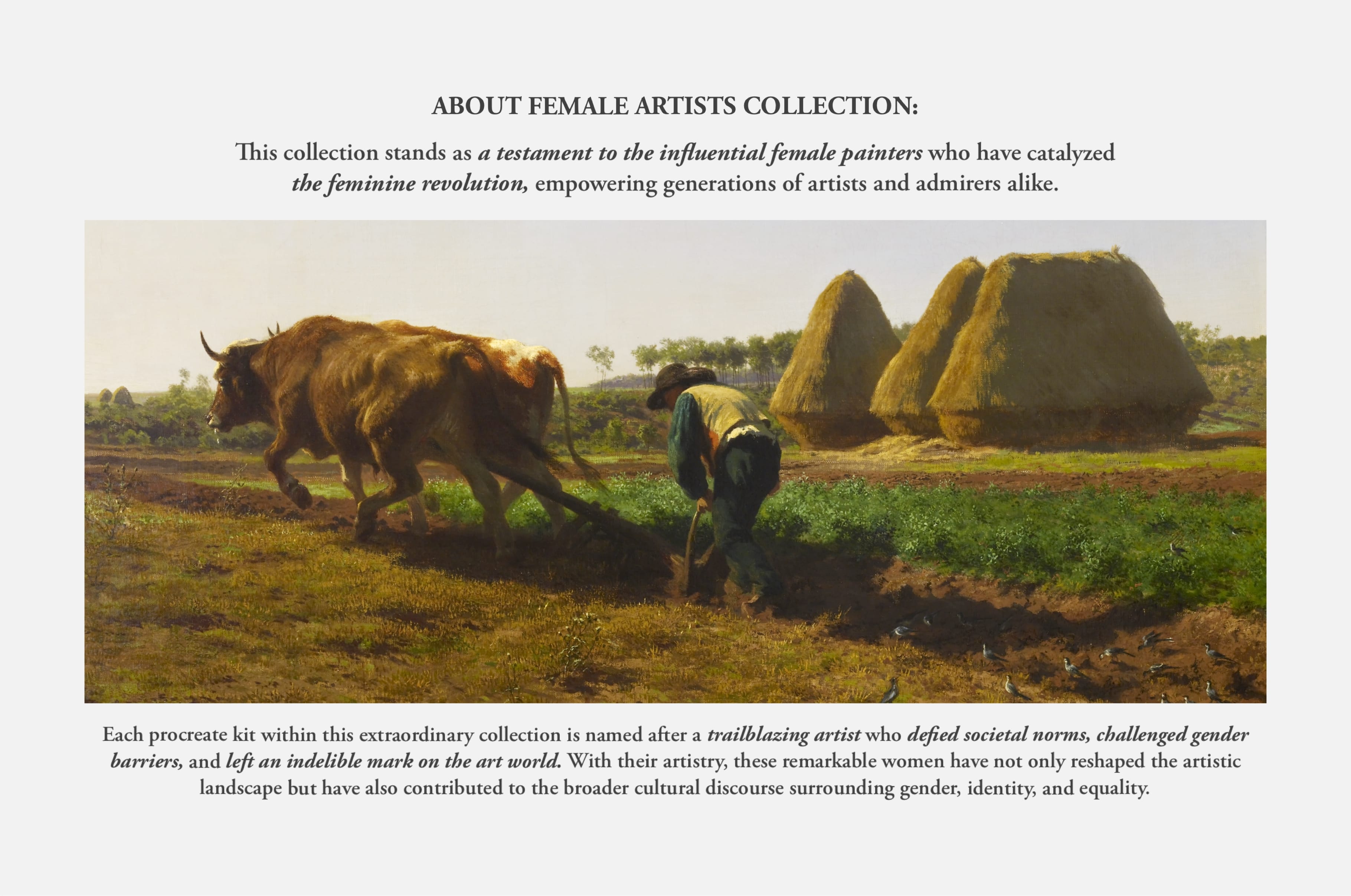 Rosa Bonheur Procreate Kit