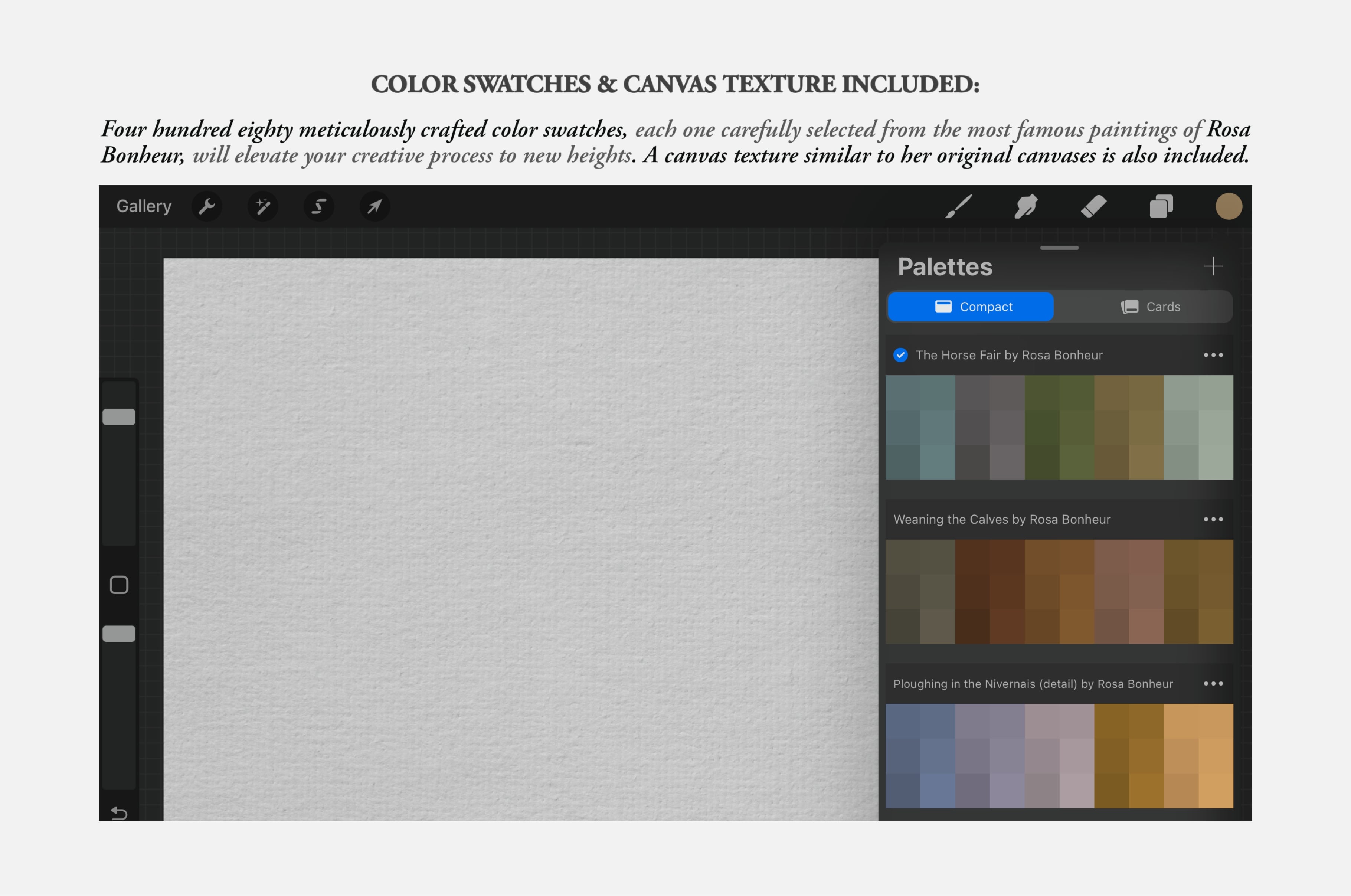 Rosa Bonheur Procreate Kit