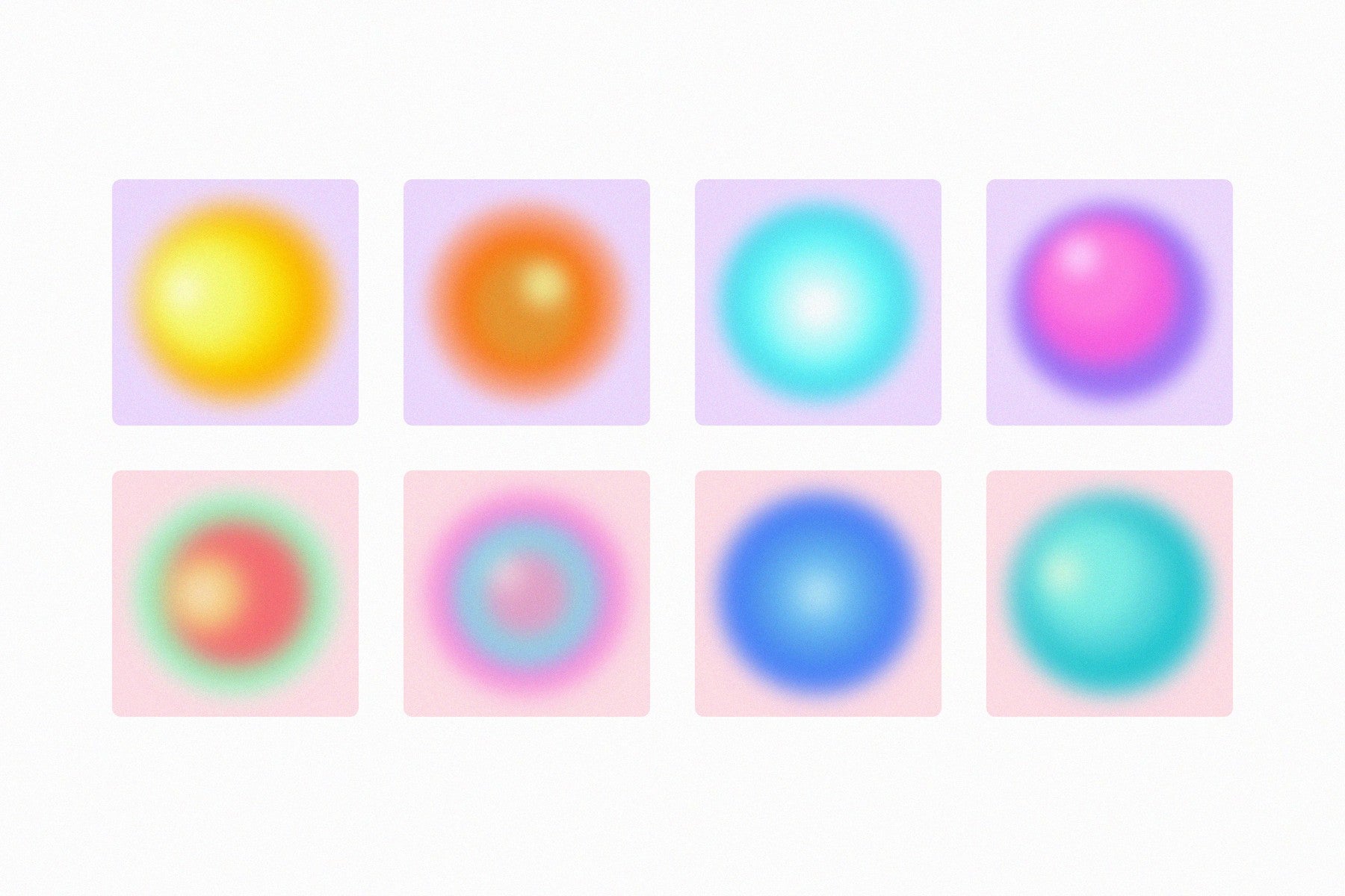 Round Circle Gradient Textures Pack