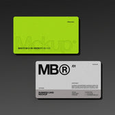 Rounded Business Card Mockup