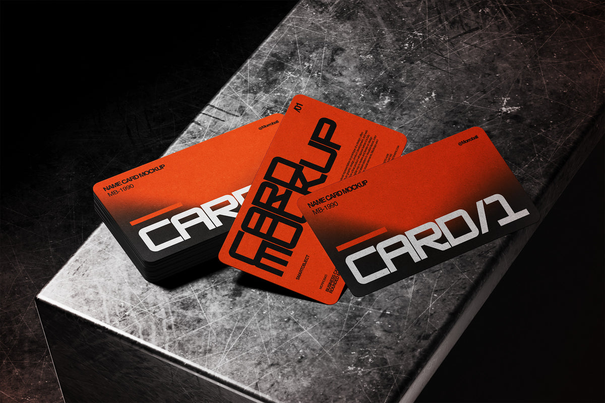 Rounded Business Card Mockup by Morrobati, preview 3