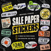 Sale Paper Stickers