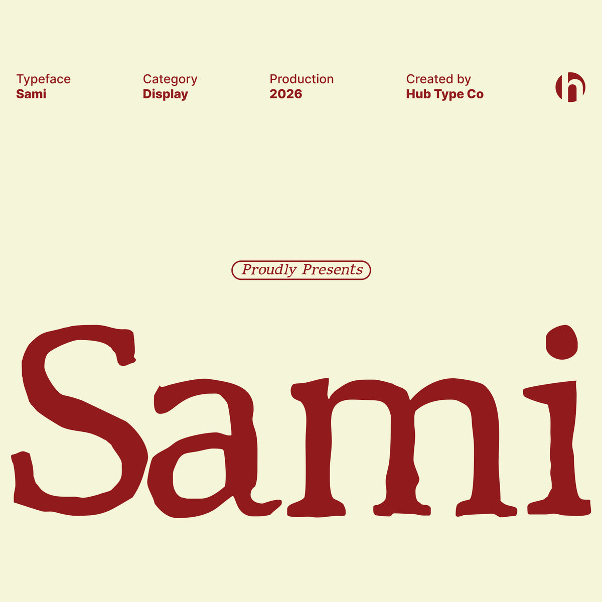 Sami — Whimsical & Hand-Crafted Display Typeface by Hub Type Co, preview 1