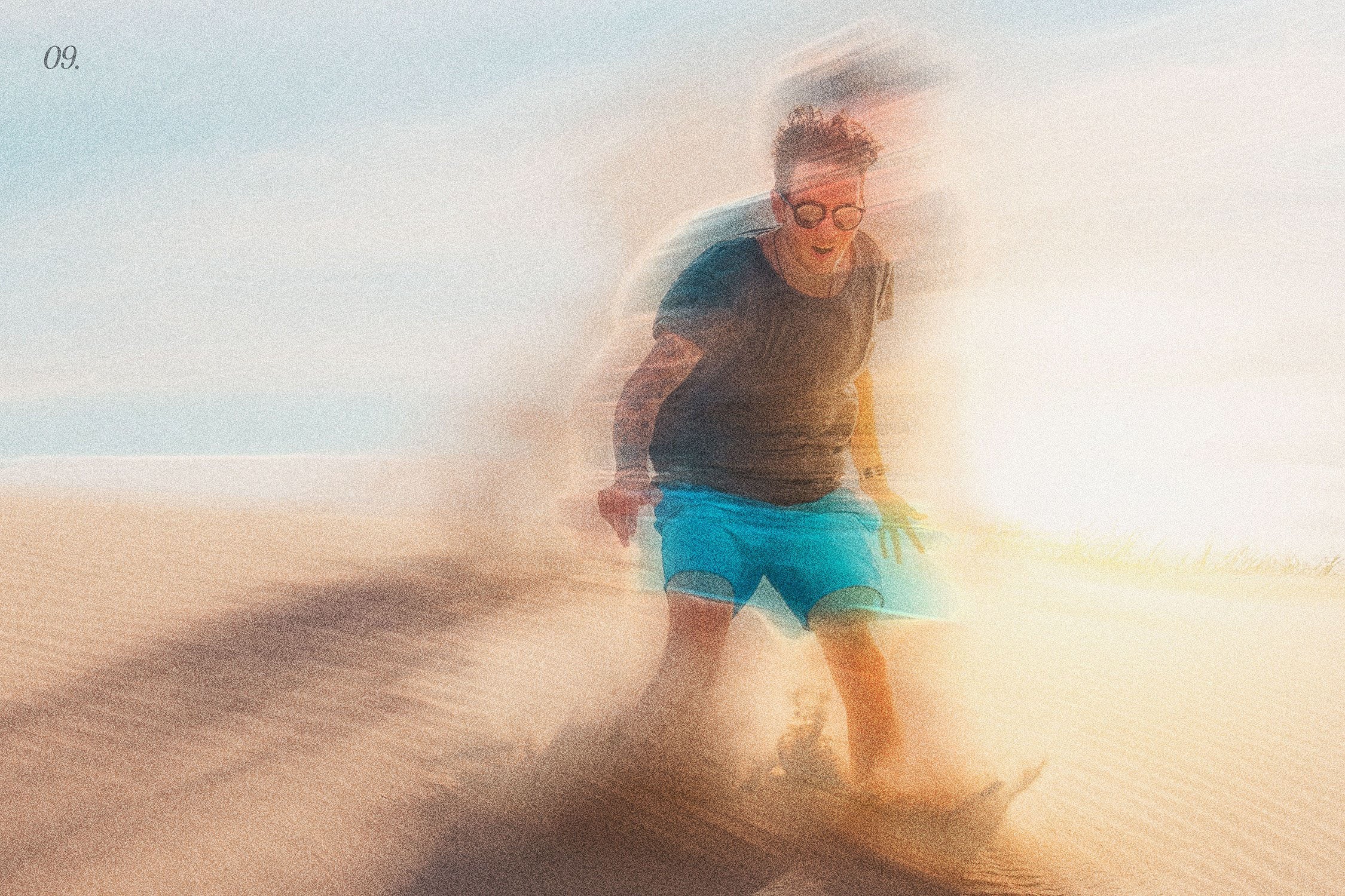 Sandstorm Disrupted Photoshop Effect