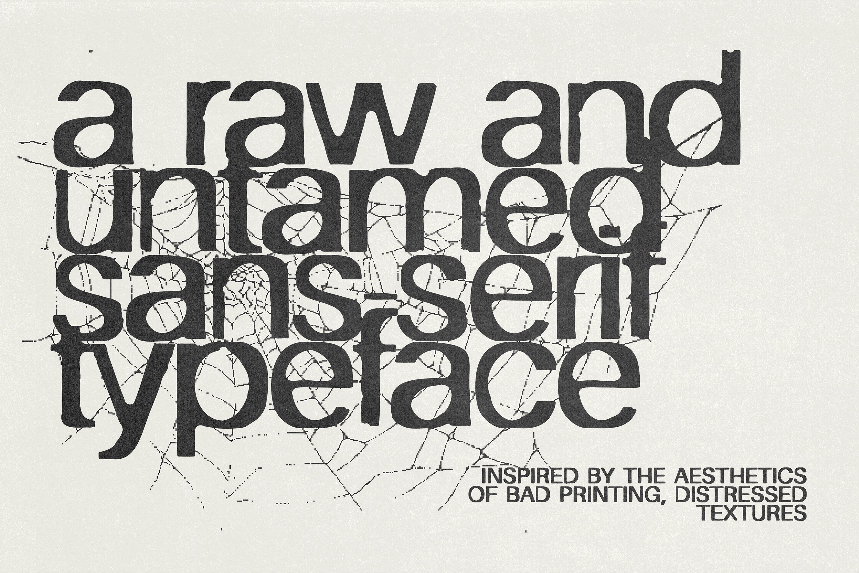 Scratch Storm Rebellious Textured Typeface