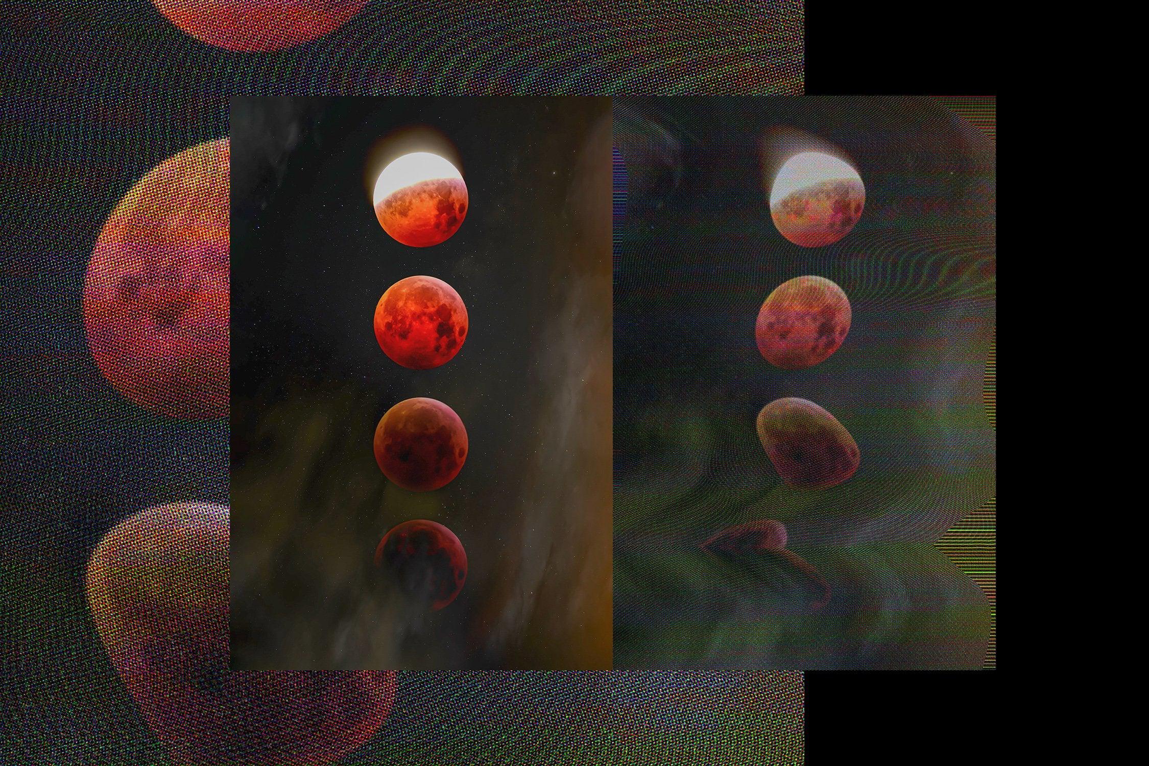 Screen Flicker Photo Effect