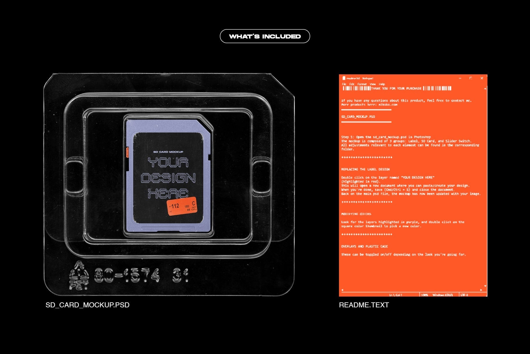 SD Card Mockup