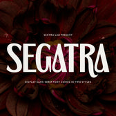 Segatra Display Font
