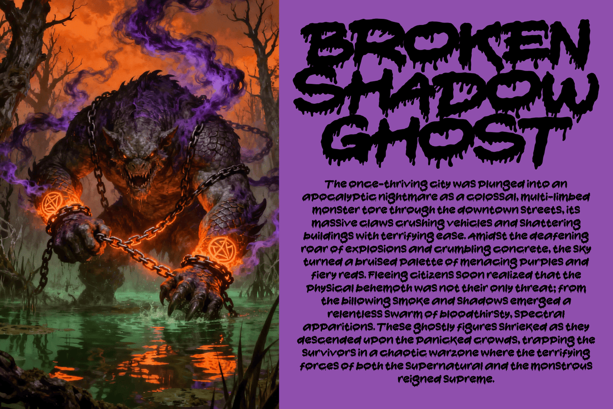 SHADE WHISPER — Horror Font by Enxyclo Studio, preview 7