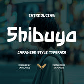 Shibuya Japanese Font
